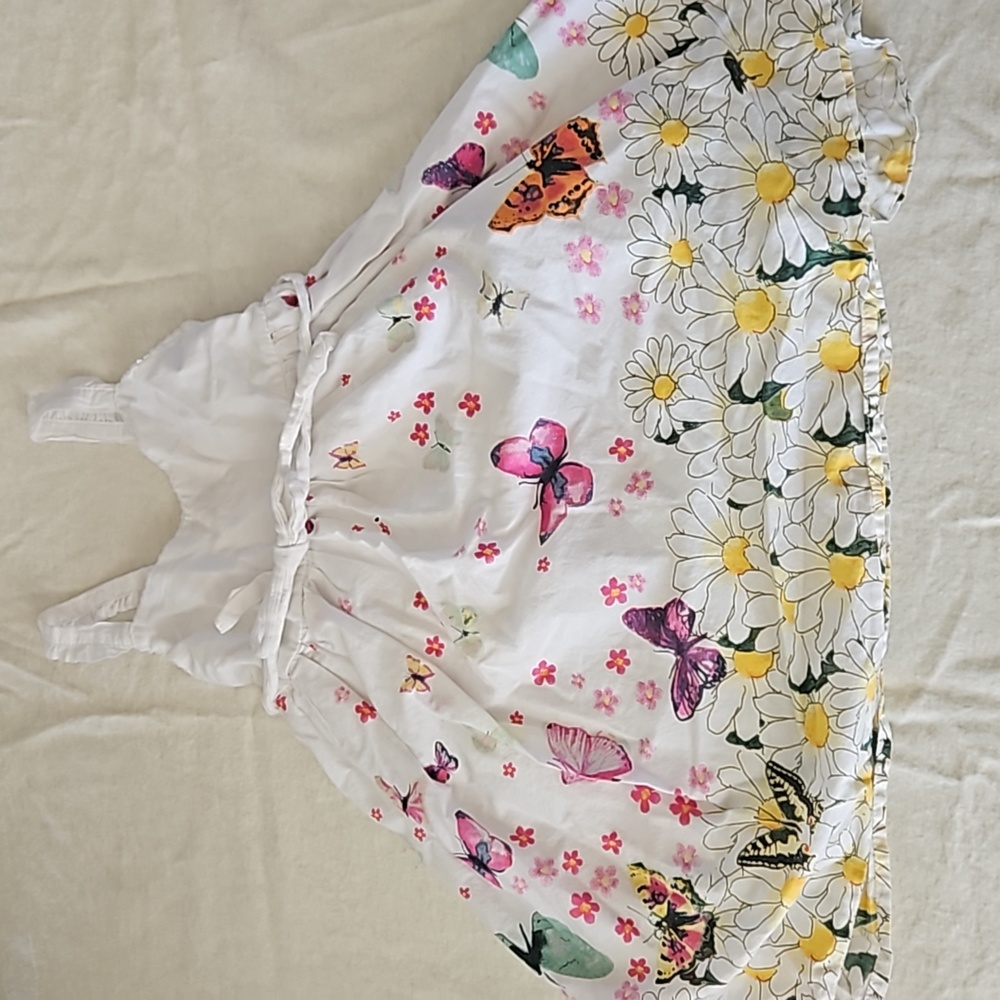 H&M 3-4 floral butterfly summer dress